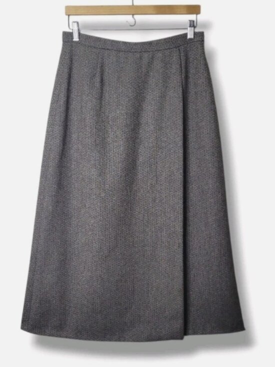 Laura Ashley Dresses & Skirts - Vintage Laura Ashley Pure New Wool A-Line Midi Skirt 29" Waist